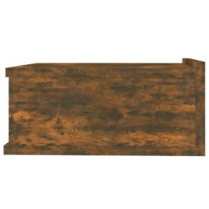 Produkt  Nástenný nočný stolík dymový dub 40x30x15 cm spracované drevo