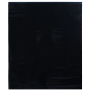 Okenná fólia statická matná čierna 90x1000 cm PVC