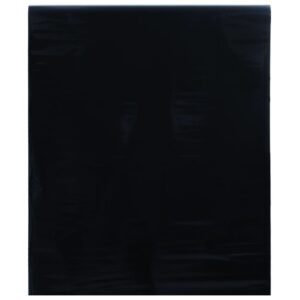 Okenná fólia statická matná čierna 90x500 cm PVC