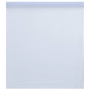 Okenná fólia statická matná transparentná biela 90x500 cm PVC