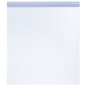 Okenná fólia statická matná transparentná sivá 90x500 cm PVC