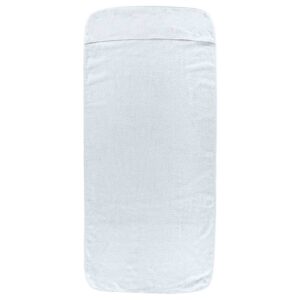 Plážové uteráky 2 ks biele 60x135 cm látka 400 GSM Obrázok
