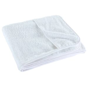 Fotka  Plážové uteráky 2 ks biele 60x135 cm látka 400 GSM