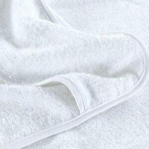 Plážové uteráky 2 ks biele 60x135 cm látka 400 GSM - predaj