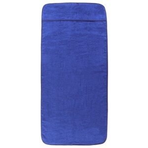 Plážové uteráky 2 ks kráľovské modré 75x200 cm látka 400 GSM Obrázok