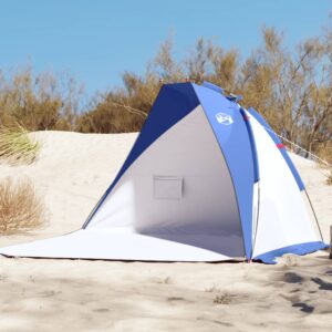 Plážový stan, azúrovo modrý 268x223x125 cm, 185T polyester