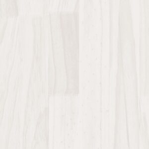 Posteľný rám biely borovicový masív 120x200 cm - predaj