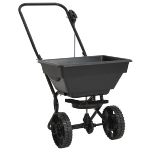 Posypový vozík na soľ, PVC a oceľ 92x46x70 cm, 15 l