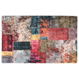Prateľný koberec patchwork 160x230 cm viacfarebný protišmykový