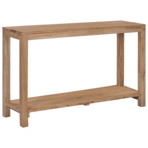 Príručný stolík 120x35x75 cm masívne teakové drevo