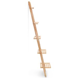Rebríková nástenná polička cédrové drevo 41,5x30x176 cm Produkt