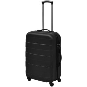 Sada 3 škrupinových kufrov s kolieskami, čierna 45,5/55/66 cm Produkt