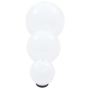 Fotka  Sada LED lámp v tvare gule 3 ks 20/30/40 cm PMMA