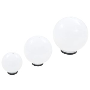 Sada LED lámp v tvare gule 3 ks 20/30/40 cm PMMA - eshop