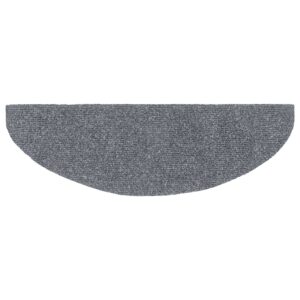 Fotka  Samolepiace nášľapy na schody, 15 ks, kobercové, 65x21x4cm, bledosivé