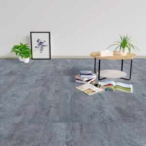 Samolepiace podlahové dosky 5,11 m², PVC, sivý mramor