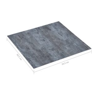 Samolepiace podlahové dosky 5,11 m², PVC, sivý mramor - predaj