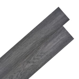 Samolepiace podlahové dosky z PVC 5,02 m², 2 mm, čierna a biela