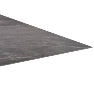 Samolepiace podlahové dosky z PVC 5,11 m², čierna so vzorom Obrázok