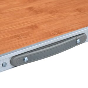 Skladací kempingový stôl hliníkový 60x45 cm - eshop