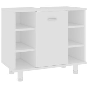 Skrinka do kúpeľne, biela 60x32x53,5 cm, kompozitné drevo Produkt