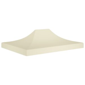 Strecha na párty stan 4x3 m, krémová 270 g/m²