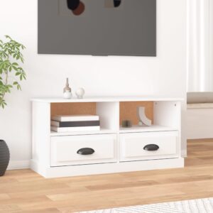TV skrinka biela 93x35,5x45 cm kompozitné drevo