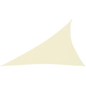 Tieniaca plachta, oxford, trojuholníková 3x4x5 m, krémová