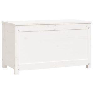 Fotka  Úložný box biely 80x40x45,5 cm masívna borovica