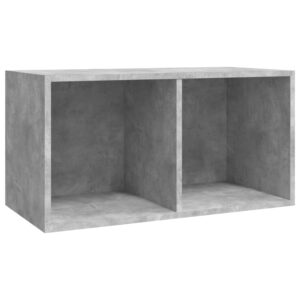 Úložný box na vinyly, betónovo sivý 71x34x36cm kompozitné drevo Produkt
