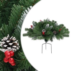 Umelá vianočná ozdoba stromček a vetvičky zelená 40 cm PVC