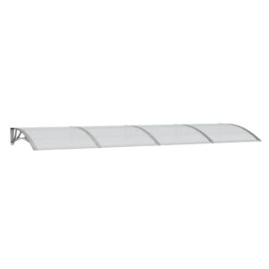Vchodová strieška sivá 350x100 cm polykarbonát Produkt