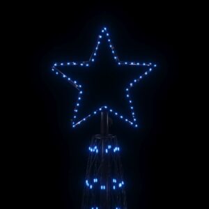 Fotka  Vianočný stromček kužeľ modré svetlo 3000 LED 230x800 cm