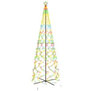 Vianočný stromček kužeľ rôznofarebné svetlo 1400 LED 160x500 cm Produkt