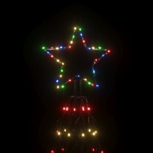 Fotka  Vianočný stromček kužeľ rôznofarebné svetlo 1400 LED 160x500 cm