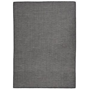 Vonkajší koberec s plochým tkaním 200x280 cm sivý