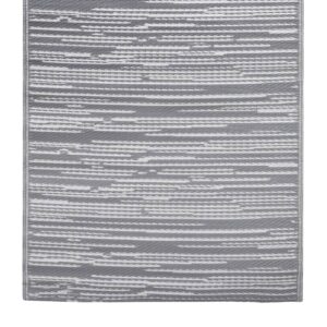 Vonkajší koberec sivý 160x230 cm PP Obrázok