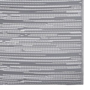 Fotka  Vonkajší koberec sivý 160x230 cm PP