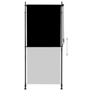 Vonkajšia zatemňovacia roleta antracitová 100x270 cm Foto
