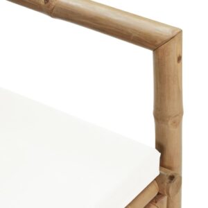 Produkt  Záhradné stoličky 2 ks, podložky a vankúše, bambus