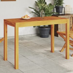 Záhradný jedálenský stôl 110x55x75 cm, akáciový masív