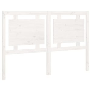 Čelo postele biele 145,5x4x100 cm masívna borovica Produkt