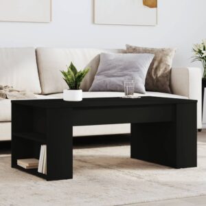 Konferenčný stolík čierny 102x55x42 cm kompozitné drevo