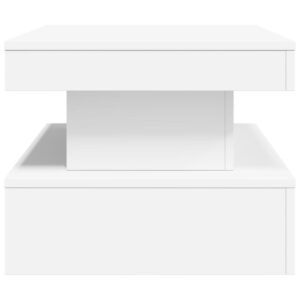 Produkt Konferenčný stolík  s LED svetlami biely 90x50x40 cm