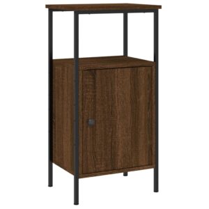 Nočný stolík hnedý dub 41x31x80 cm kompozitné drevo Produkt