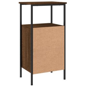 Produkt  Nočný stolík hnedý dub 41x31x80 cm kompozitné drevo