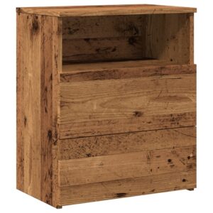 Nočný stolík staré drevo 50x32x60 cm kompozitné drevo Produkt