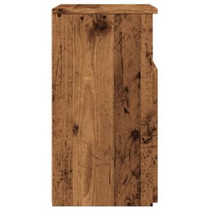 Nočný stolík staré drevo 50x32x60 cm kompozitné drevo - eshop