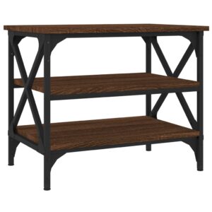 Príručný stolík hnedý dub 55x38x45 cm spracované drevo Produkt