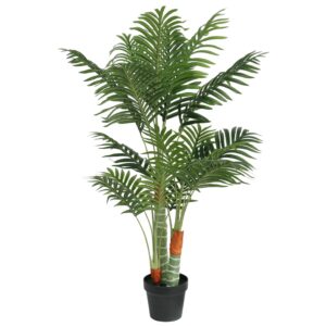 Umelá palma s 3 kmeňmi zelená 120 cm PP